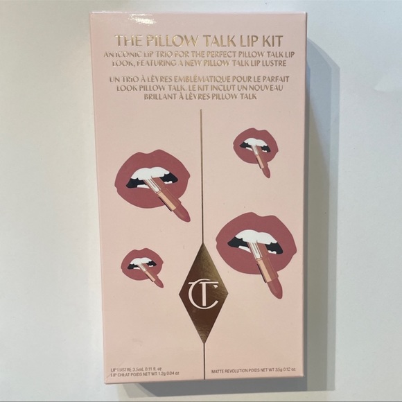 NEW Charlotte Tilbury Pillow Talk (Luscious) Lip Kit Trio - Picture 8 of 8